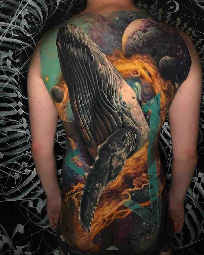 Whale Tattoo by Ben Kaye
