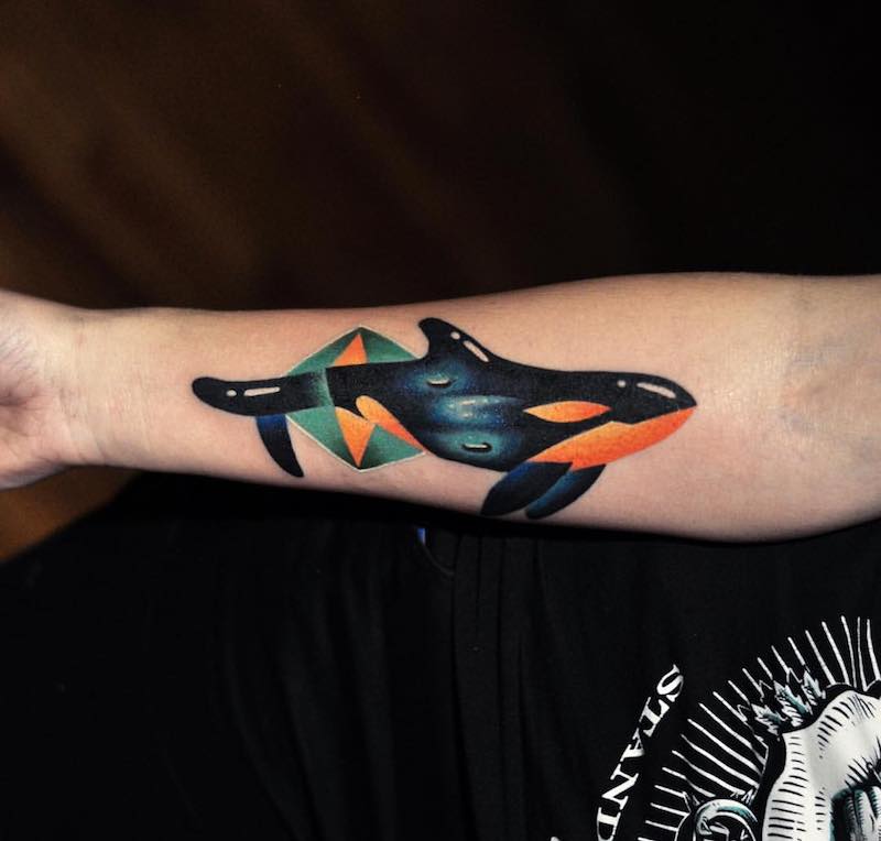 Whale Tattoo by David Peyote