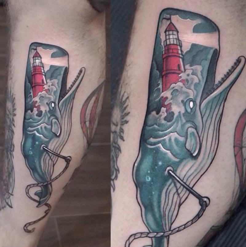 Whale Tattoo by Gianpiero Cavaliere