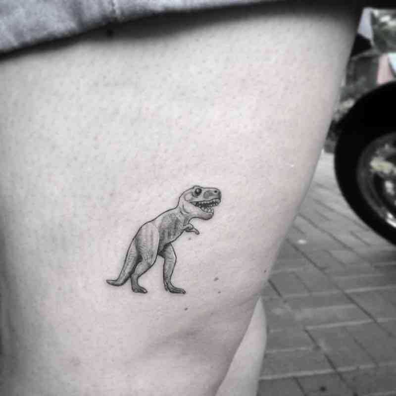 Dinosaur Tattoo 2 by Alexandyr Valentine