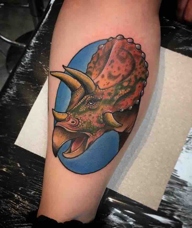 Dinosaur Tattoo 2 by Fraser Peek