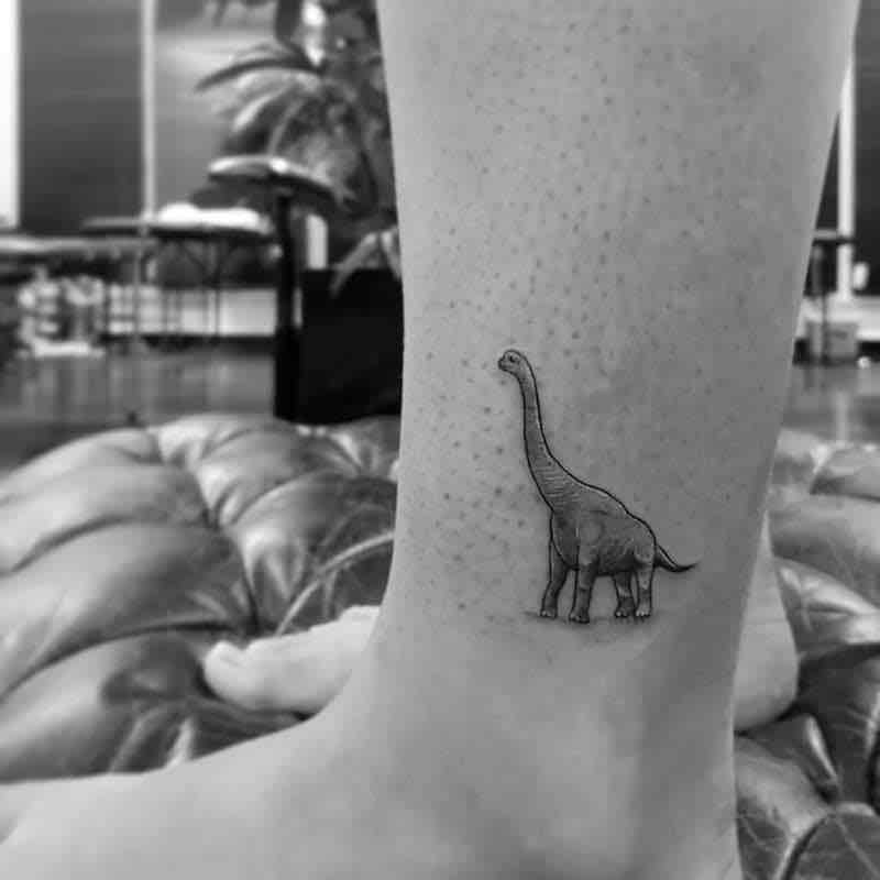 Dinosaur Tattoo by Alexandyr Valentine