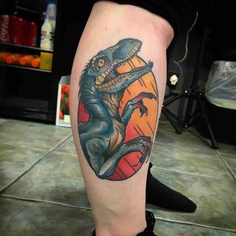 Dinosaur Tattoo by Fraser Peek