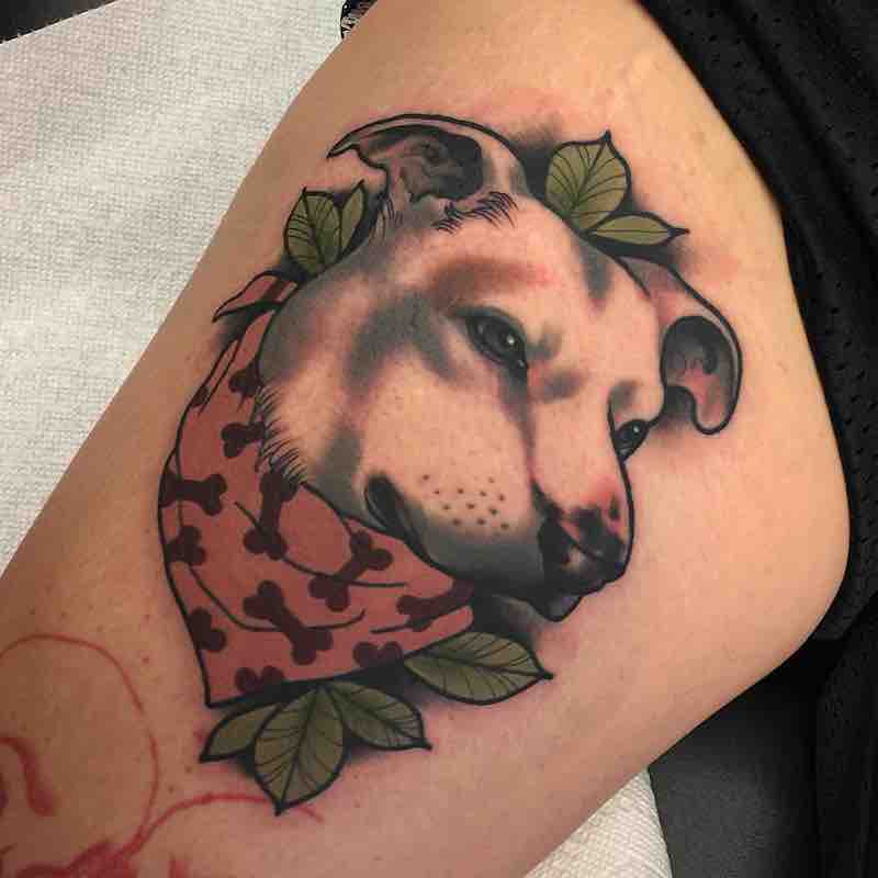 Dog Tattoo by Heath Clifford