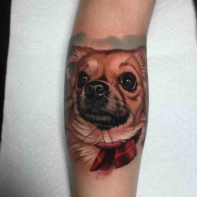 Dog Tattoo by Paul Marino