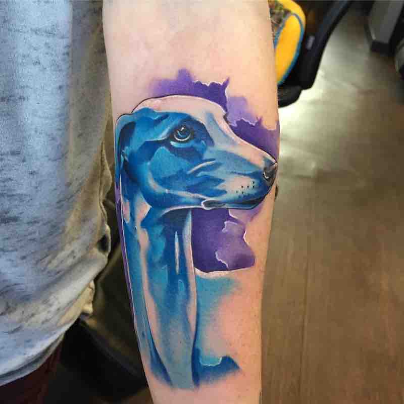 Dog Tattoo by Rich Knight