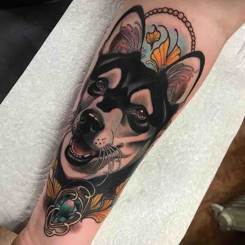 Dog Tattoo by Summer Heath