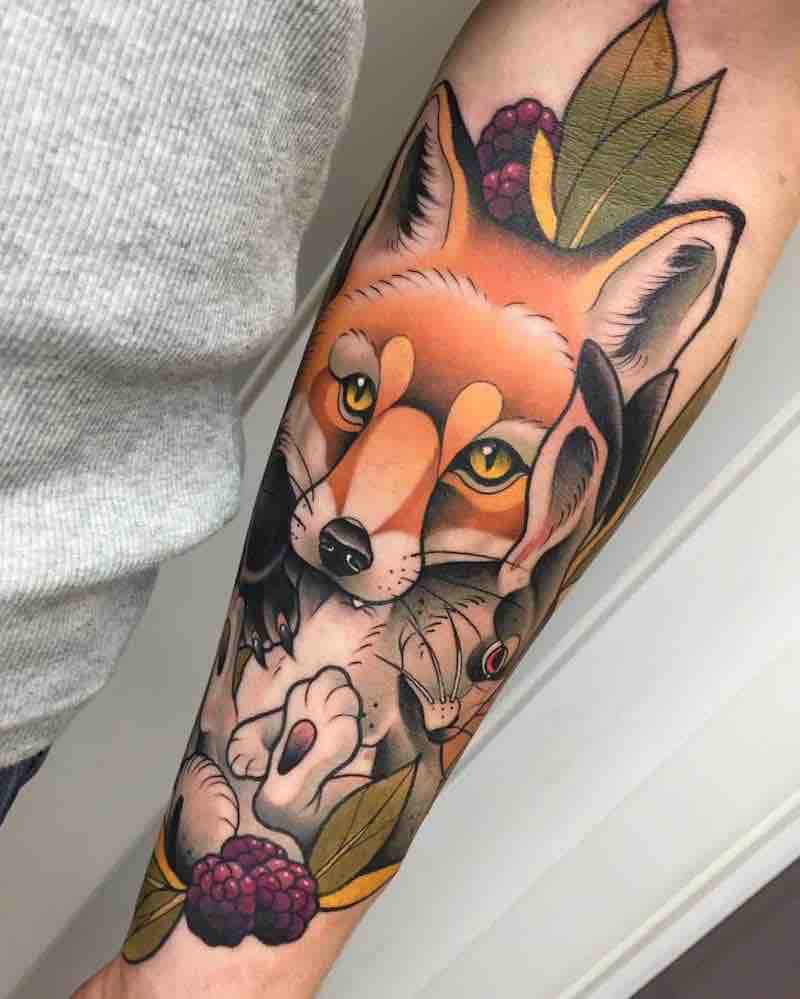 Fox Tattoo 2 by Alvaro Alonso