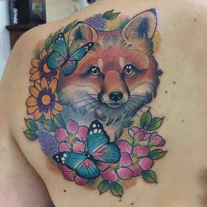 Fox Tattoo 4 by Ashley Luka