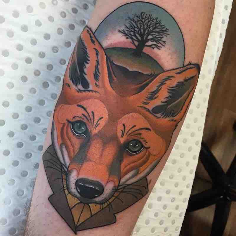 Fox Tattoo 5 by Drew Shallis