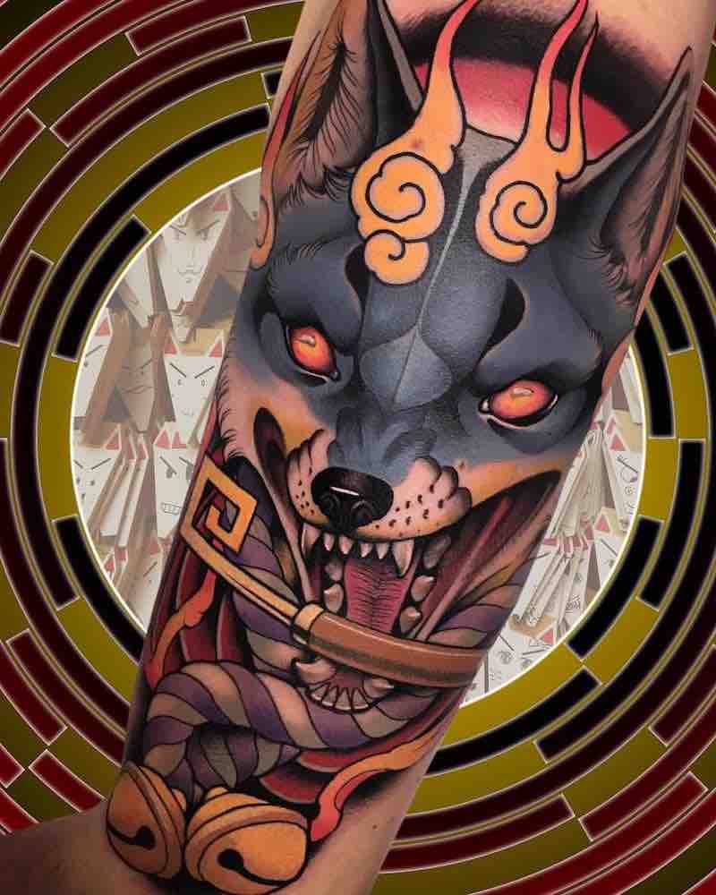 Fox Tattoo by Alan Ferioli