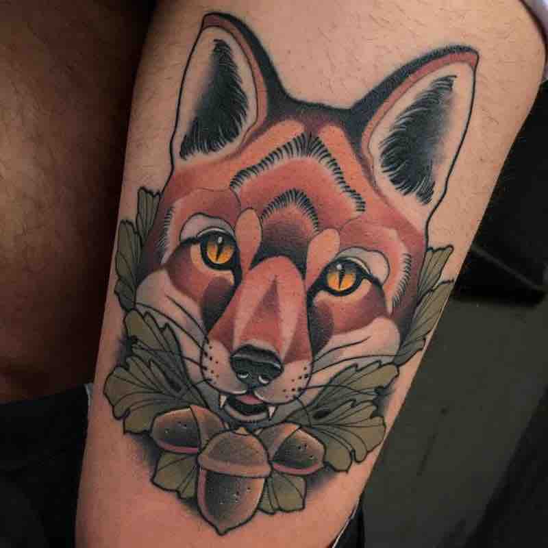 Fox Tattoo by Alvaro Alonso