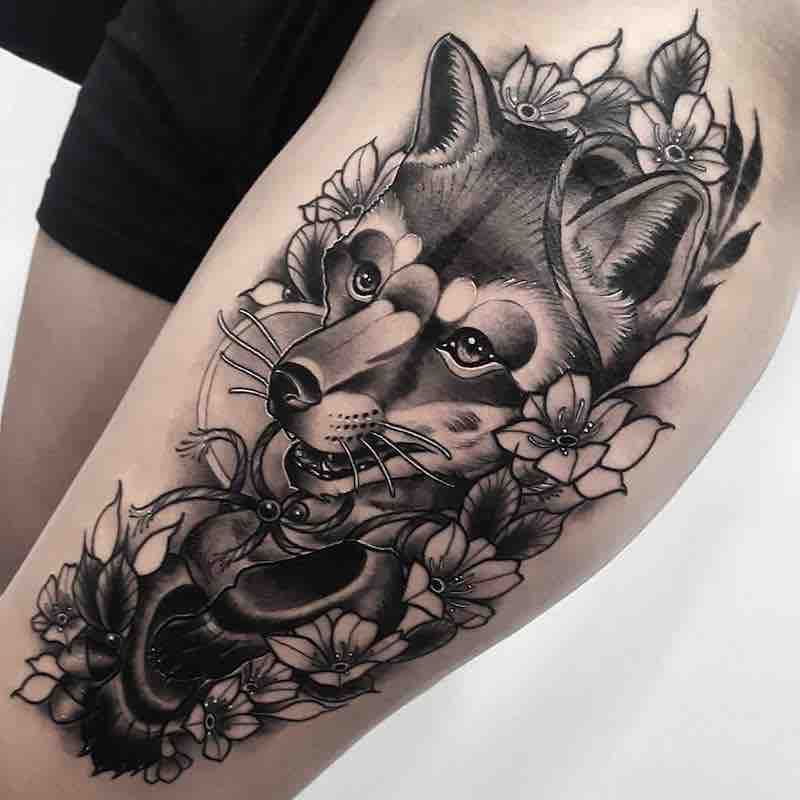 Fox Tattoo by Anthony Barros Castro