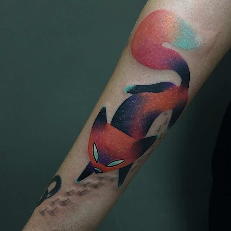 Fox Tattoo by Giena Todryk