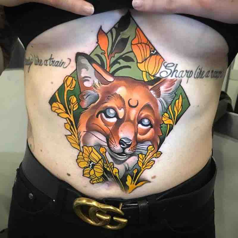 Fox Tattoo by Johnny Domus
