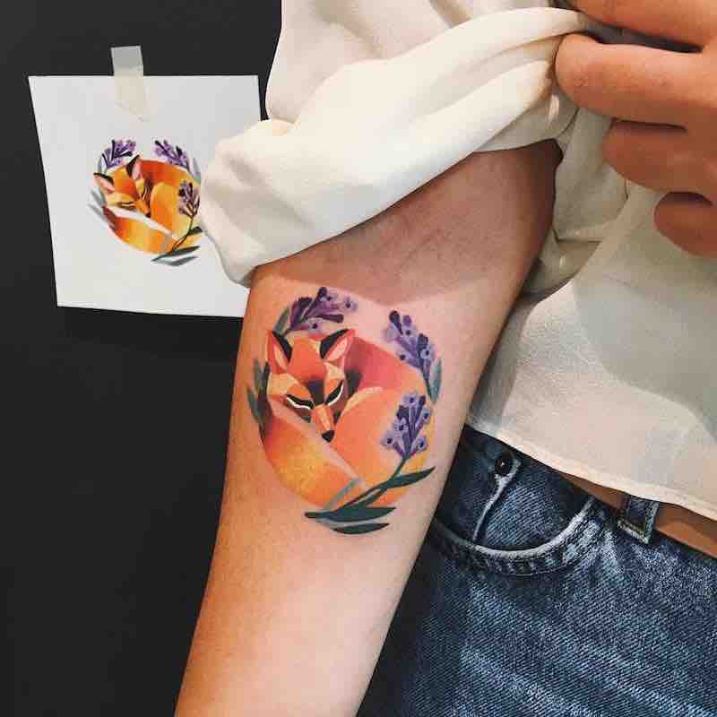 Fox Tattoo by Sasha Unisex