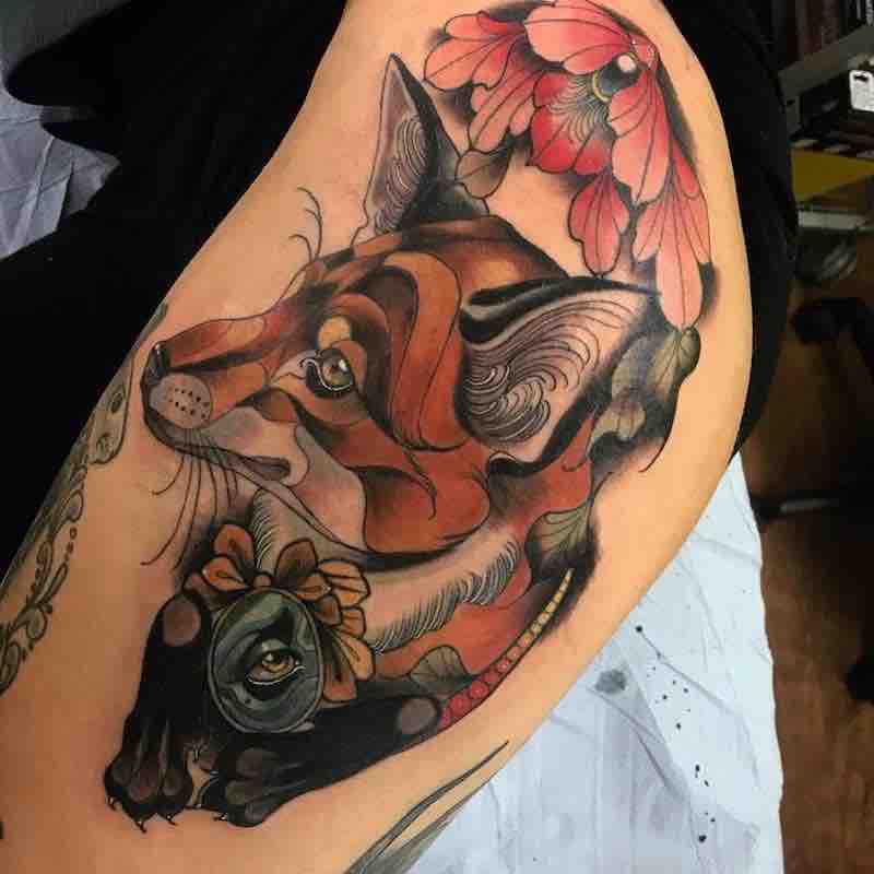 Fox Tattoo by Summer Heath