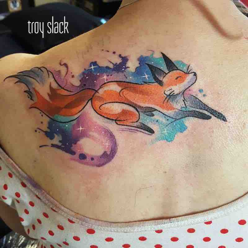 Fox Tattoo by Troy Slack