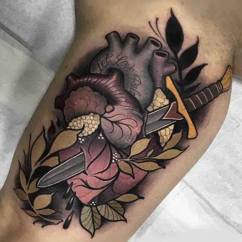 Heart Tattoo 2 by Anthony Barros Castro