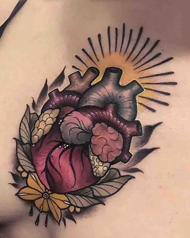 Heart Tattoo by Anthony Barros Castro