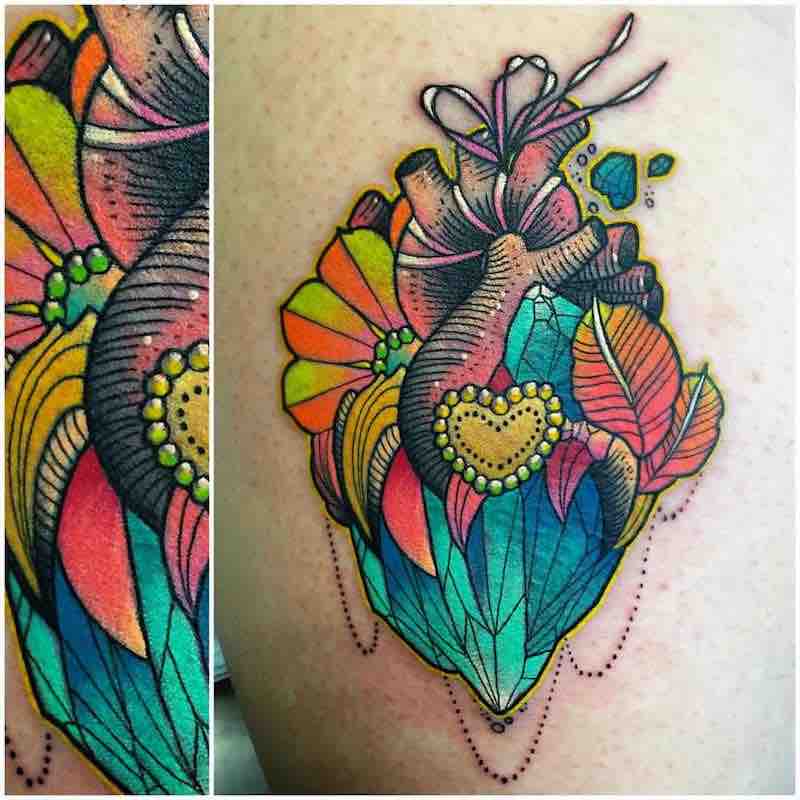Heart Tattoo by Katie Shocrylas