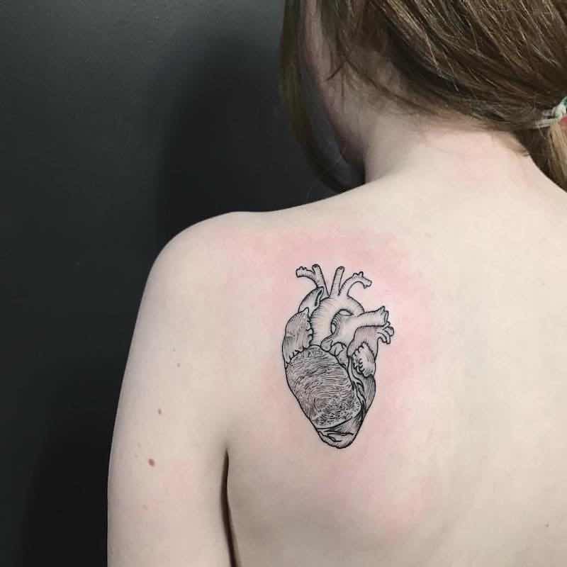 Heart Tattoo by Lauren Winzer
