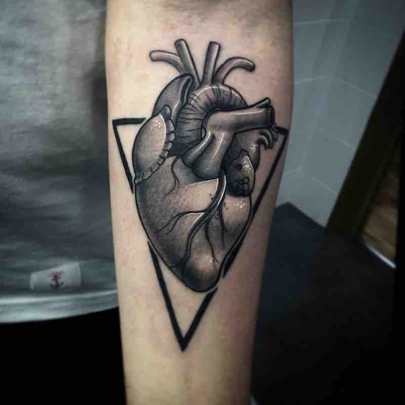 Heart Tattoo by Myrhwan Cortes