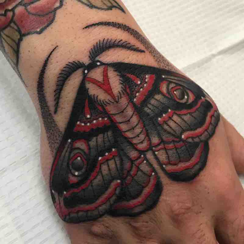 Moth Tattoo 2 by Patrick Whiting
