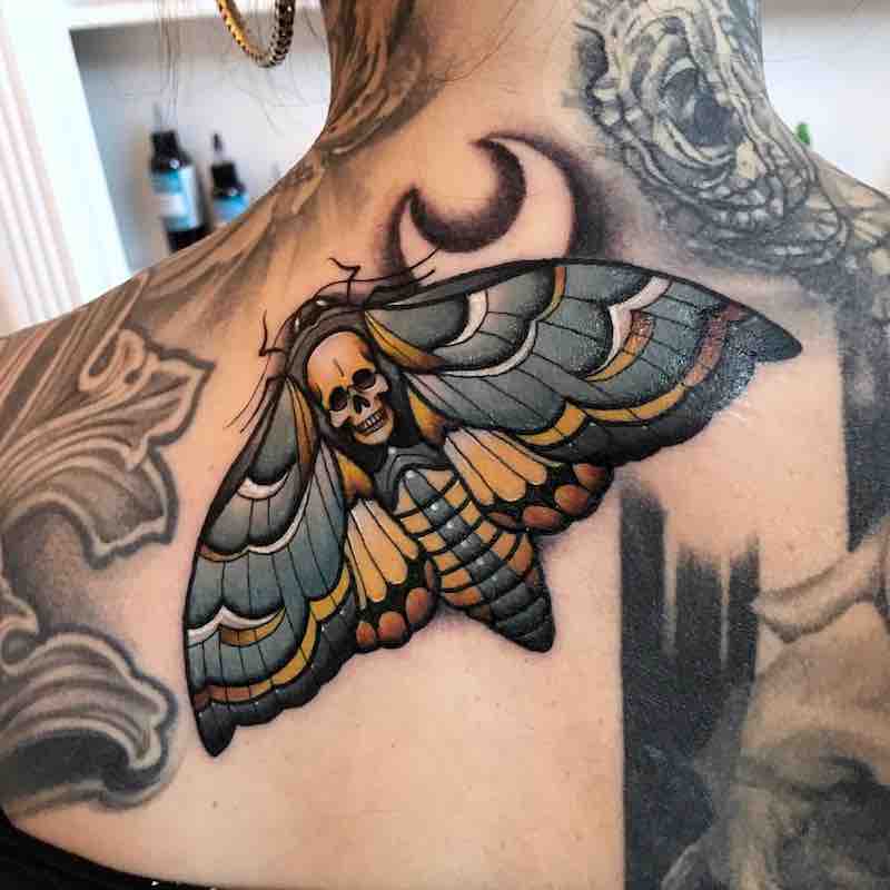 Moth Tattoo 3 by Fraser Peek