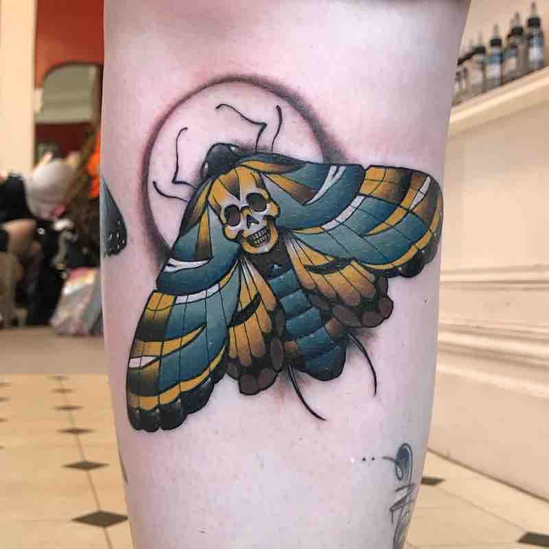 Moth Tattoo 4 by Fraser Peek