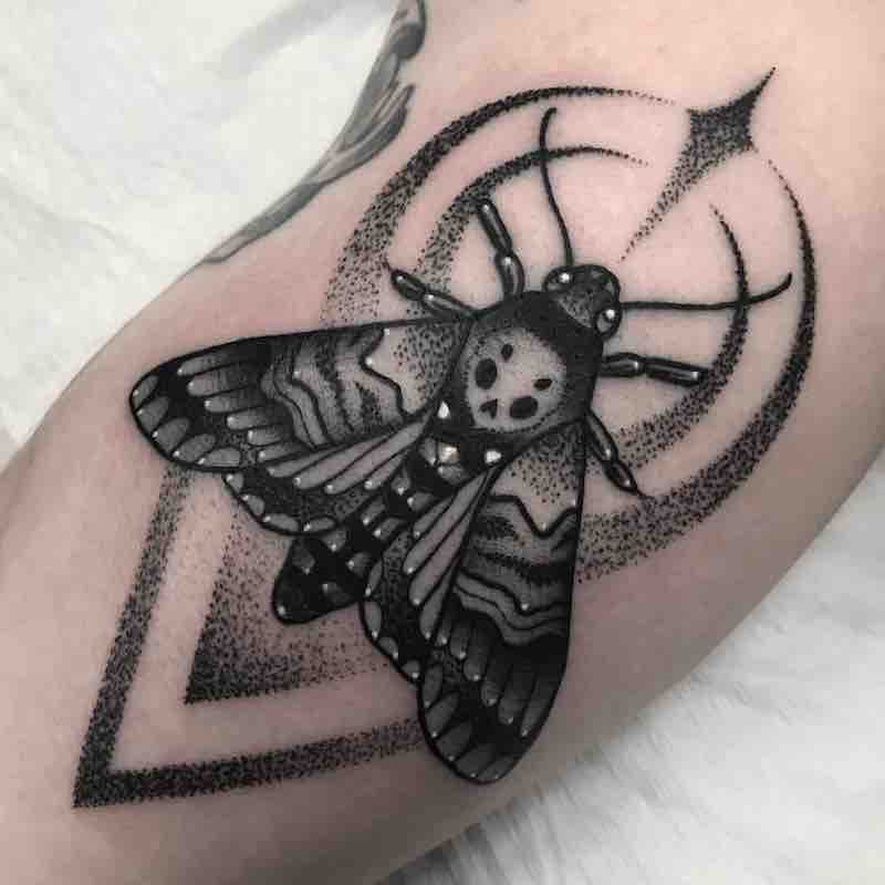 Moth Tattoo by Patrick Whiting
