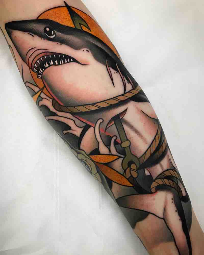 Shark Tattoo by Alvaro Alonso