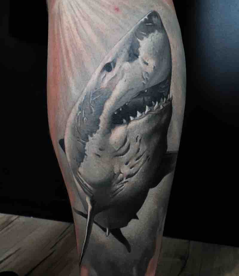 Shark Tattoo by Dean Lawton