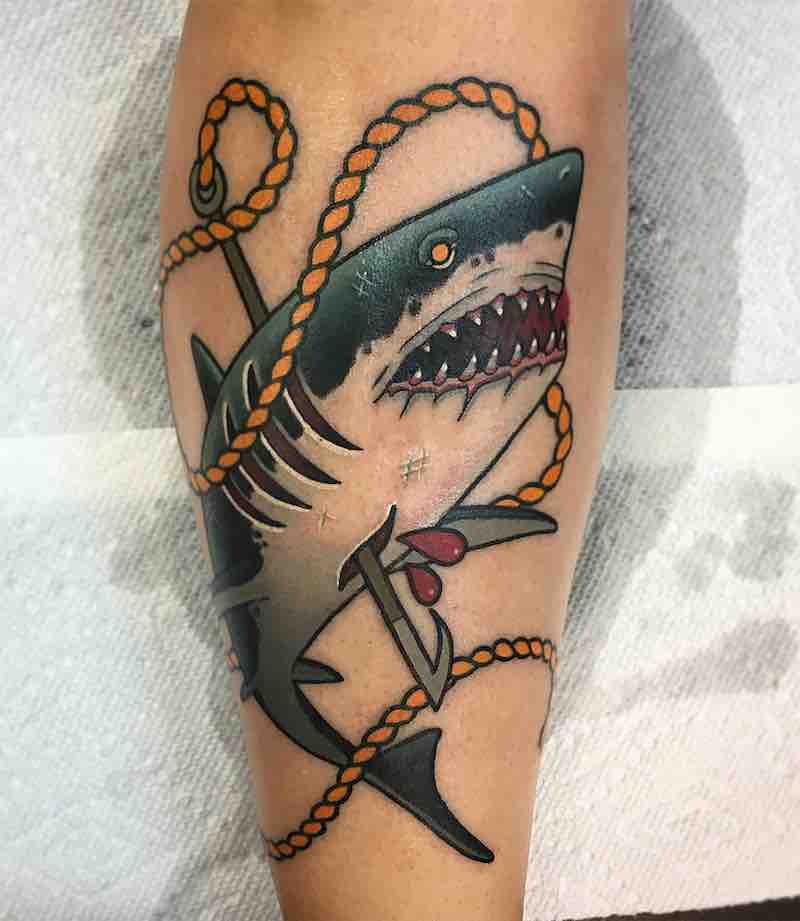 Shark Tattoo by Keith Kuzara