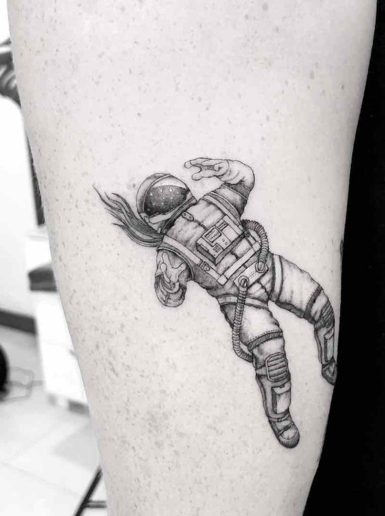 Astronaut Tattoo 3 by Bacht