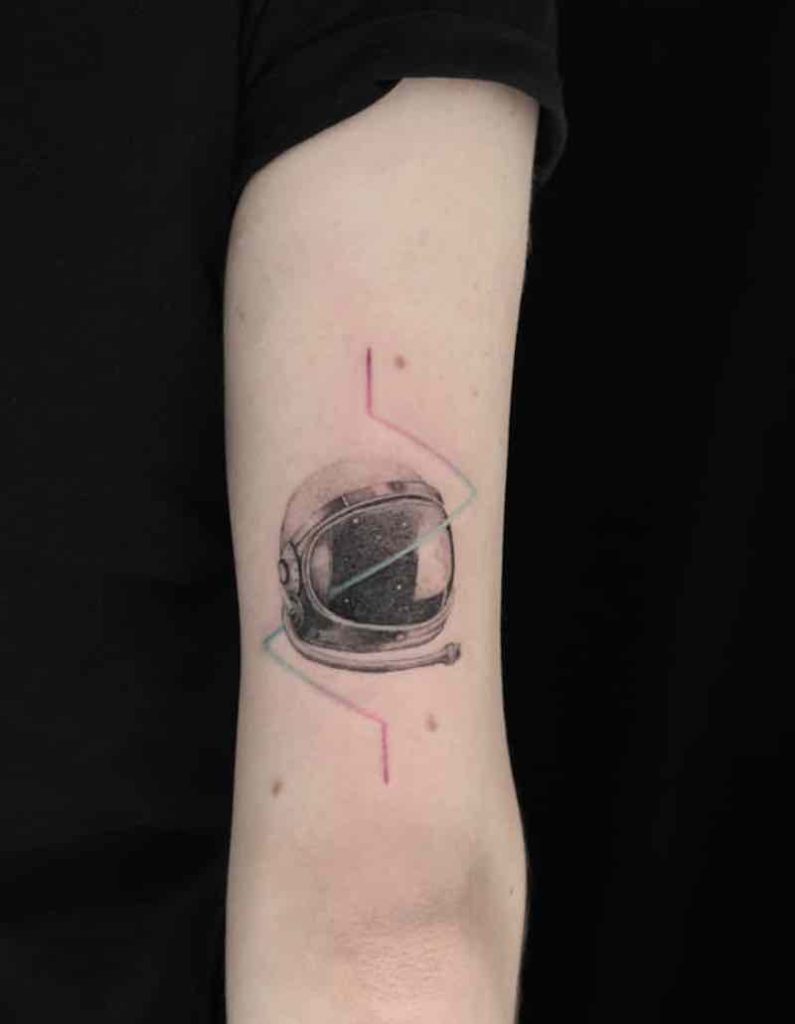 Astronaut Tattoo by Aga Kura