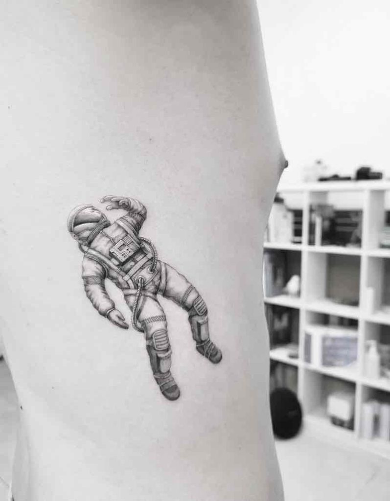 Astronaut Tattoo by Bacht