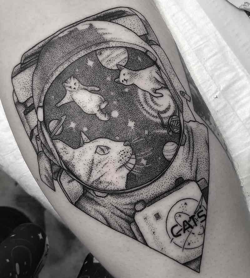 Astronaut Tattoo by Katherine Jarre