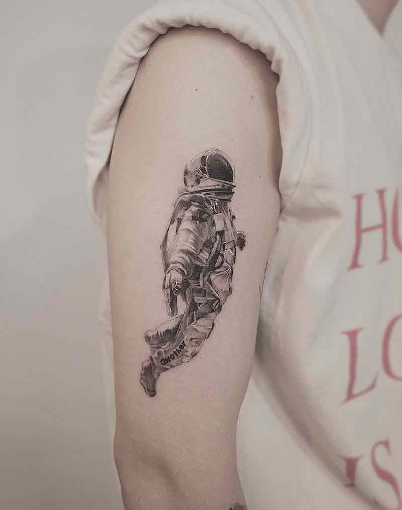 Astronaut Tattoo by Zeal Tattoo