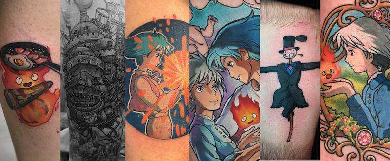 Best Howls Moving Castle Tattoos