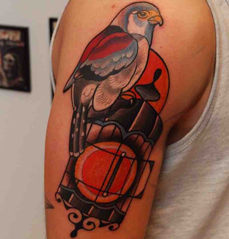 Bird Tattoo 2 by Leah Tattooer