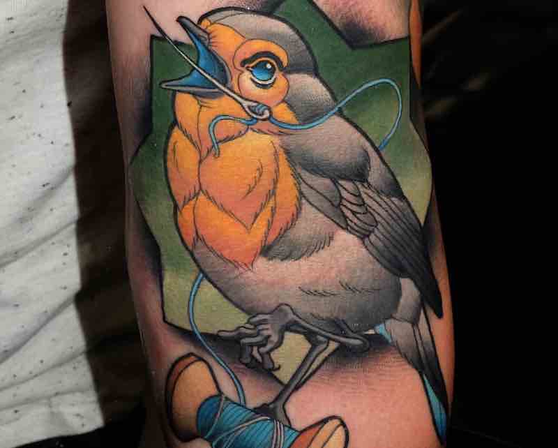 Bird Tattoo Myrhwan Cortes