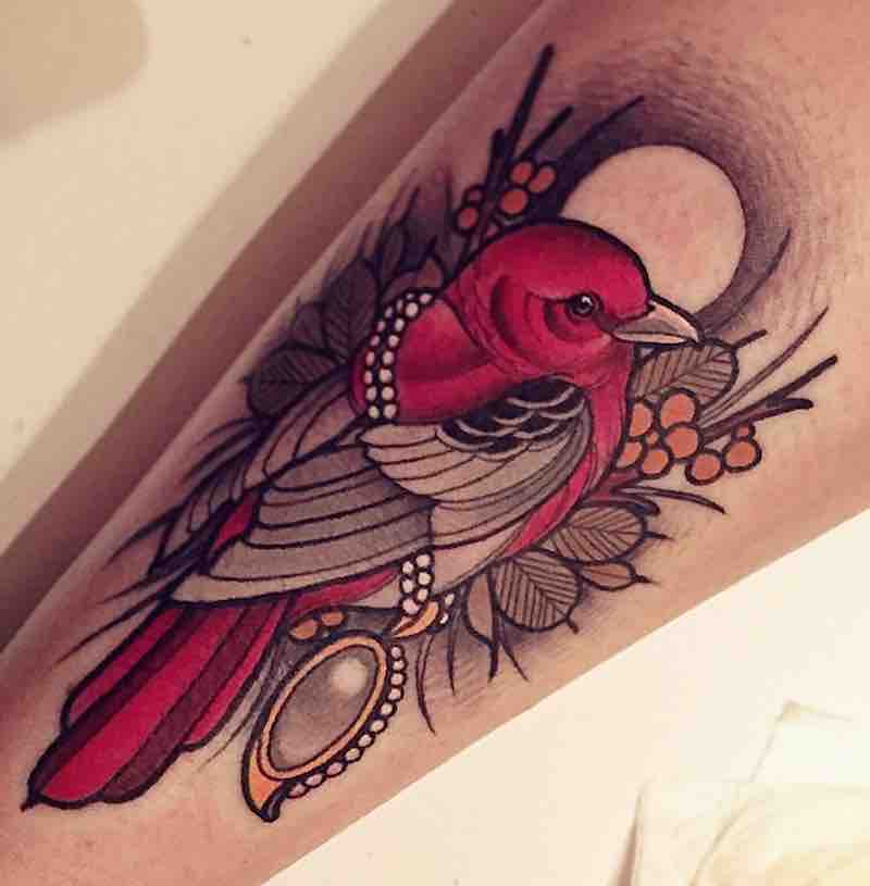 Bird Tattoo by Brando Chiesa