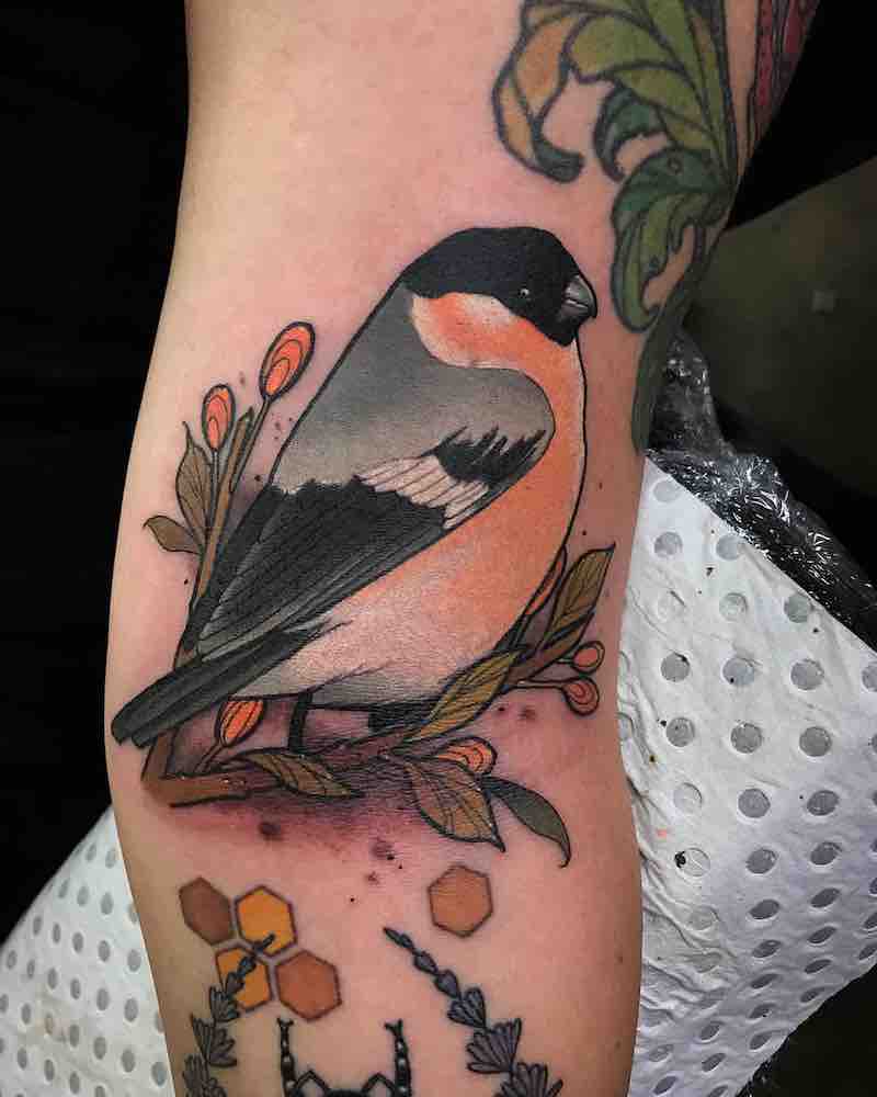 Bird Tattoo by Drew Shallis