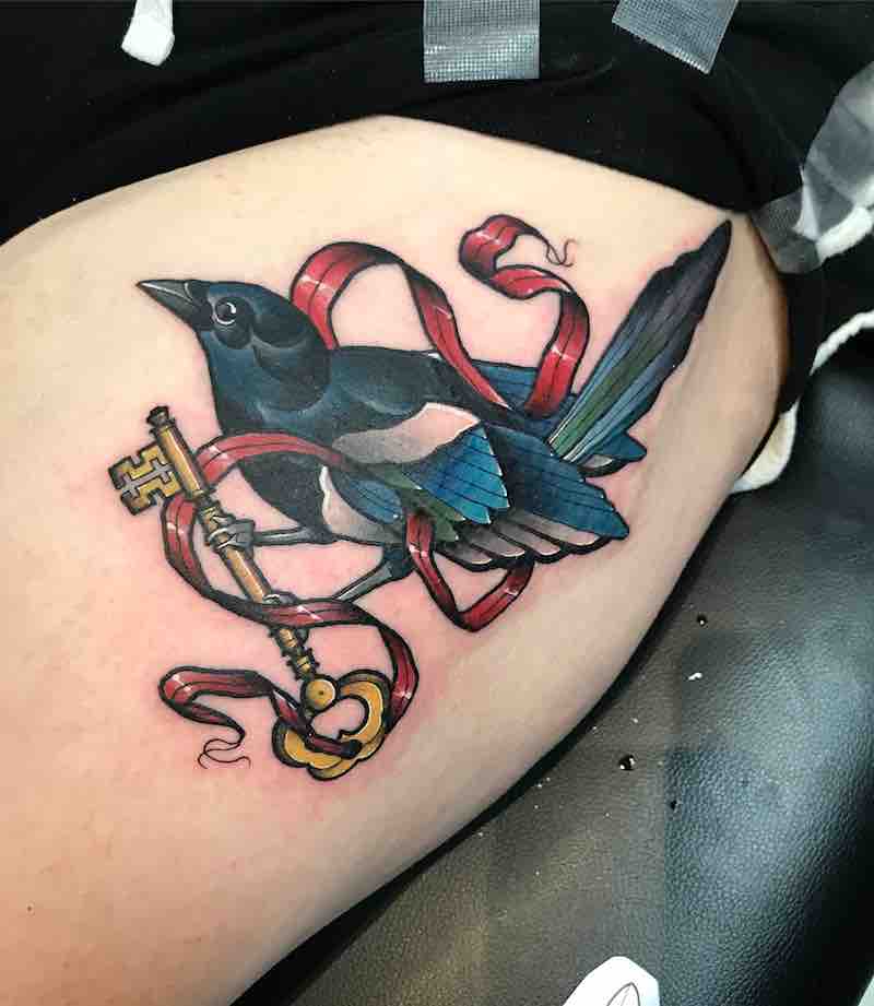 Bird Tattoo by Fraser Peek