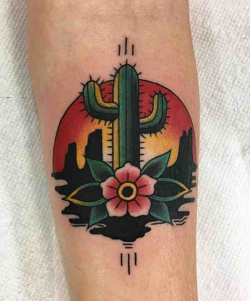 Cactus Tattoo 2 by Robbie Pina