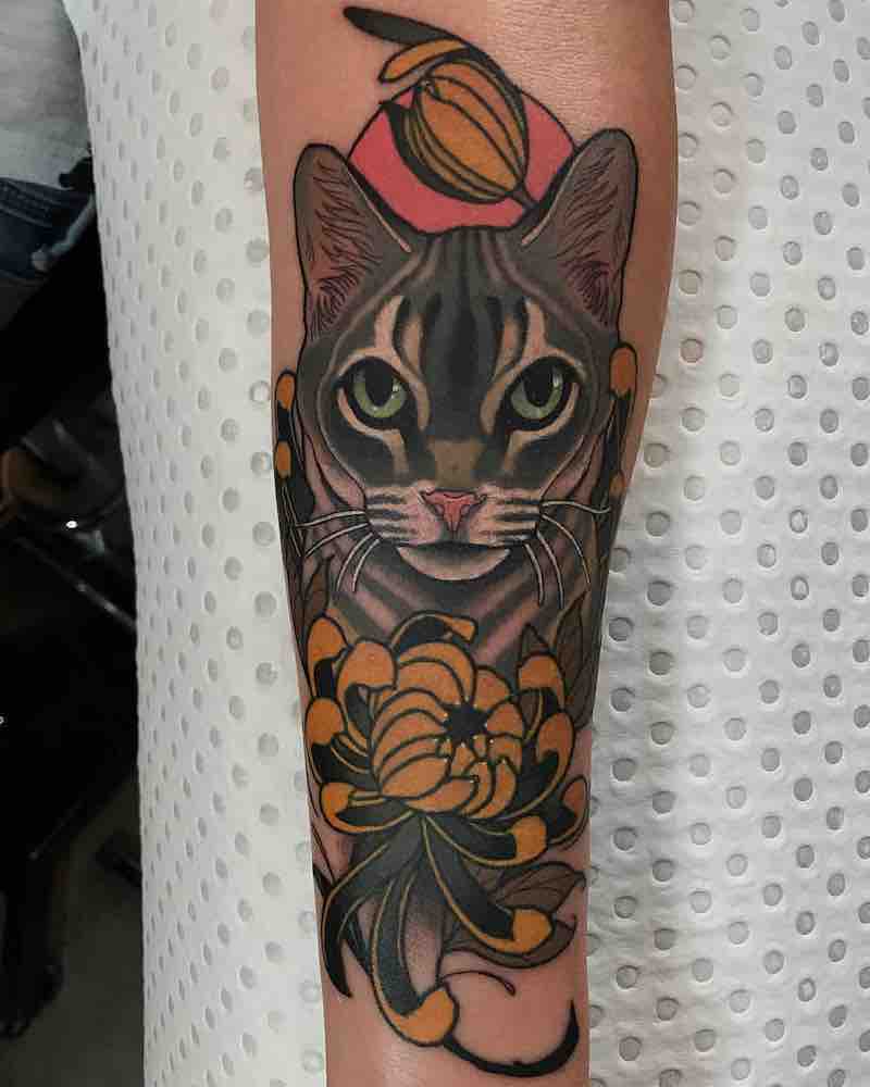 Cat Tattoo 2 by Drew Shallis