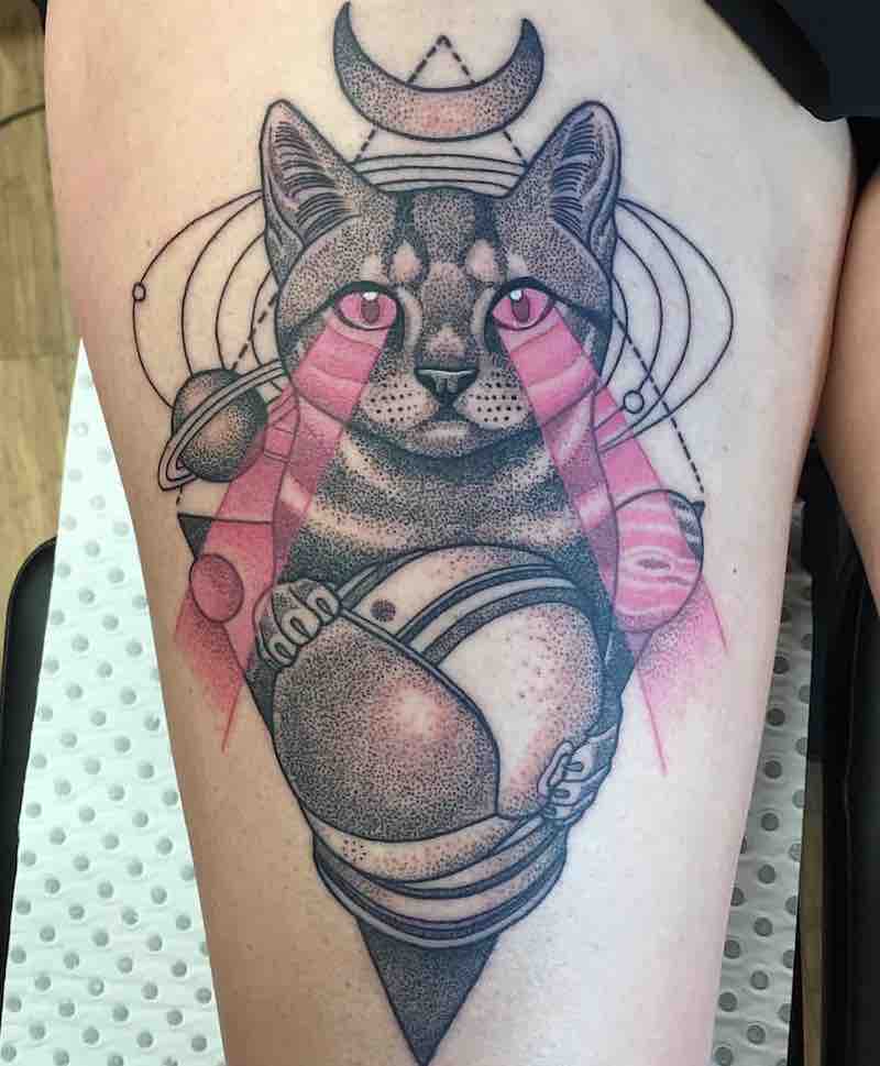 Cat Tattoo 3 by Drew Shallis