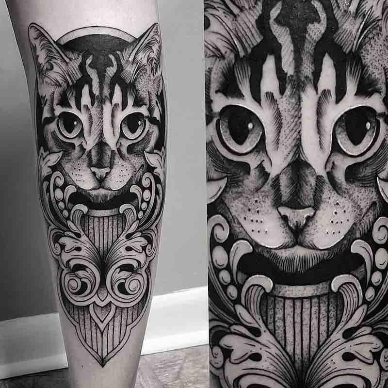 Cat Tattoo by Cutty Bage