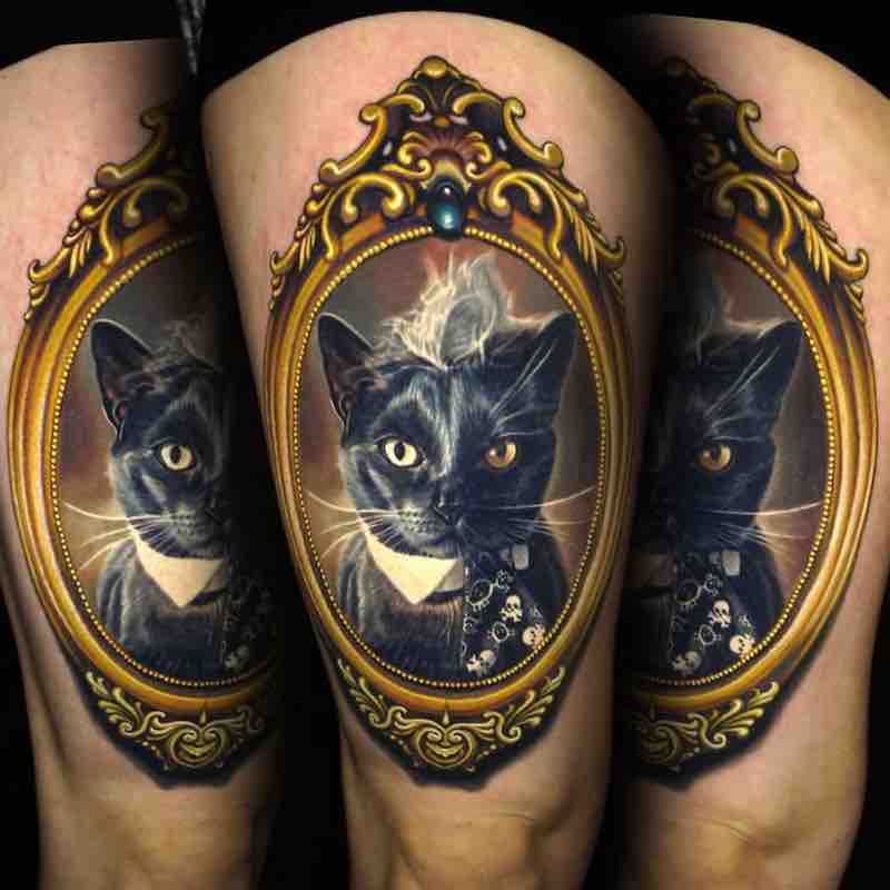 Cat Tattoo by Nikko Hurtado